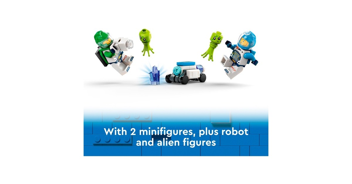 LEGO 60431 City Weltraum-Rover mit Außerirdischen, Konstruktionsspielzeug