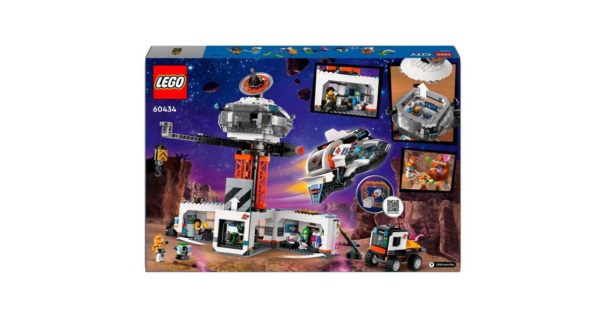 LEGO 60434 City Raumbasis mit Startrampe, Konstruktionsspielzeug