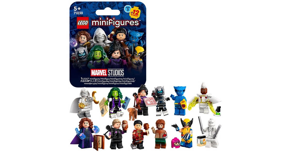 LEGO 71039 Minifiguren Marvel-Serie 2, Konstruktionsspielzeug(sortierter Artikel, eine Figur)