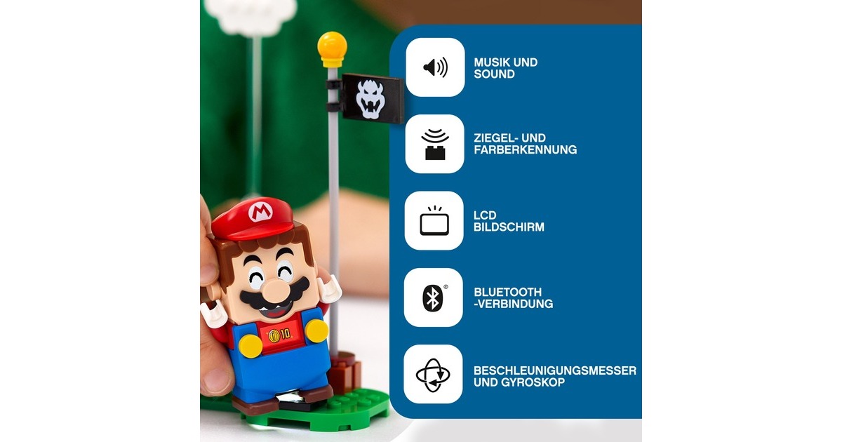 LEGO 71360 Super Mario Abenteuer mit Mario - Starterset, Konstruktionsspielzeug