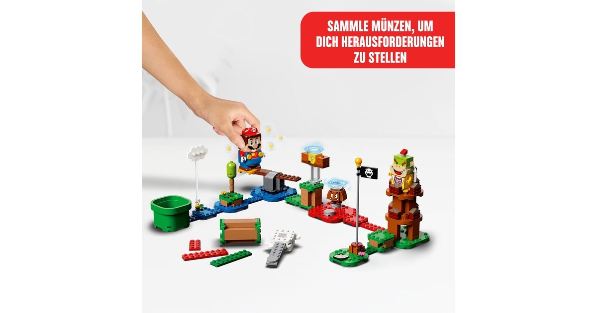 LEGO 71360 Super Mario Abenteuer mit Mario - Starterset, Konstruktionsspielzeug