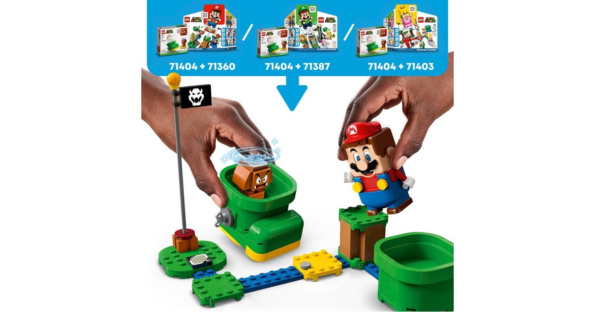LEGO 71404 Super Mario Gumbas Schuh – Erweiterungsset, Konstruktionsspielzeug(zum kombinieren mit Mario, Luigi oder Peach Starterset, mit Gumba Figur)