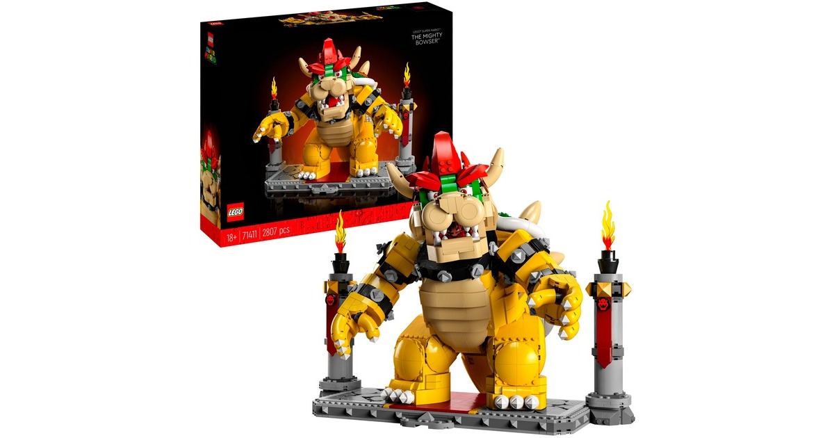 LEGO 71411 Super Mario - Der mächtige Bowser, Konstruktionsspielzeug