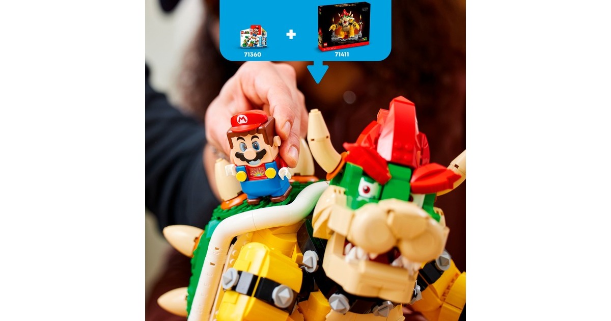 LEGO 71411 Super Mario - Der mächtige Bowser, Konstruktionsspielzeug