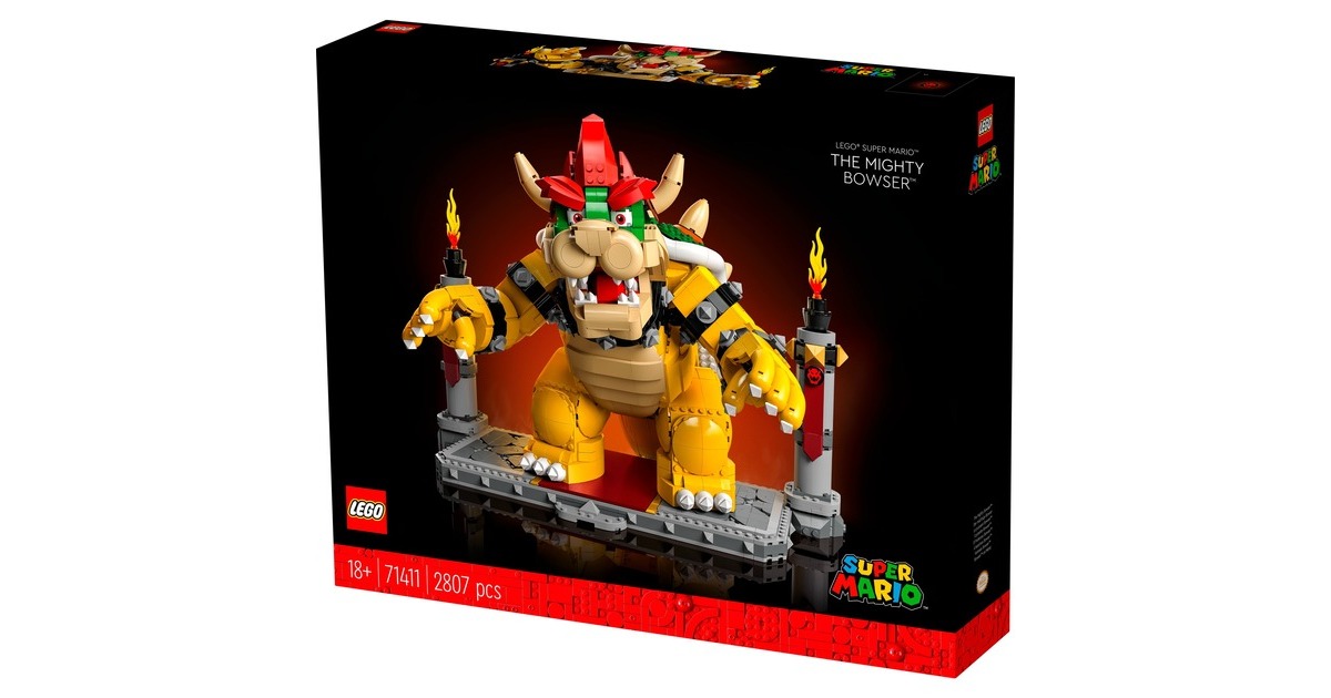 LEGO 71411 Super Mario - Der mächtige Bowser, Konstruktionsspielzeug