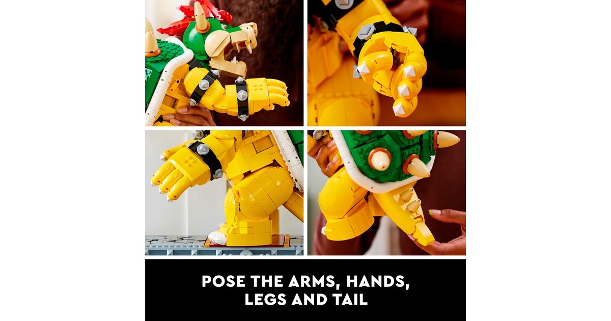 LEGO 71411 Super Mario - Der mächtige Bowser, Konstruktionsspielzeug