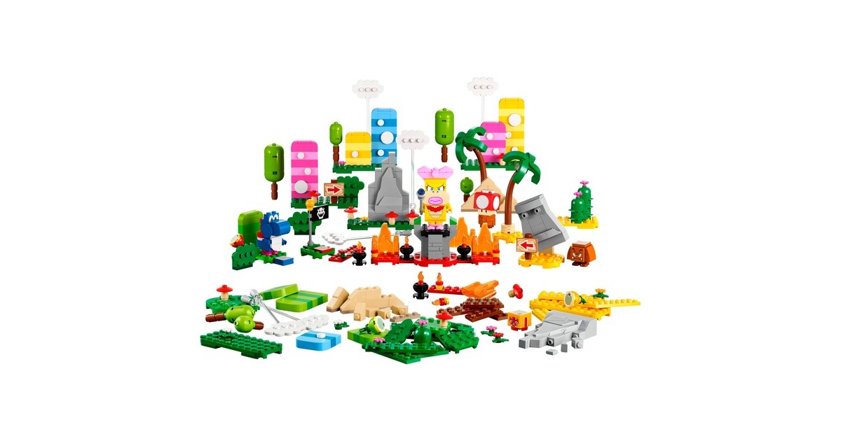 LEGO 71418 Super Mario Kreativbox – Leveldesigner-Set, Konstruktionsspielzeug