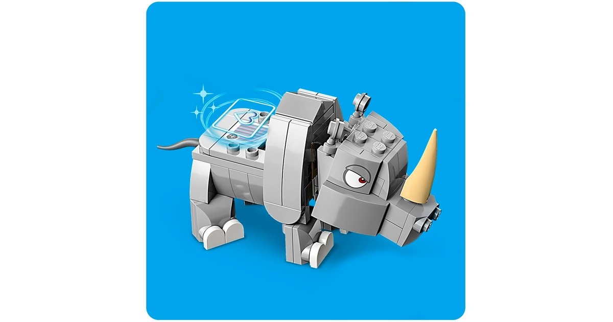LEGO 71420 Super Mario Rambi das Rhino - Erweiterungssset, Konstruktionsspielzeug