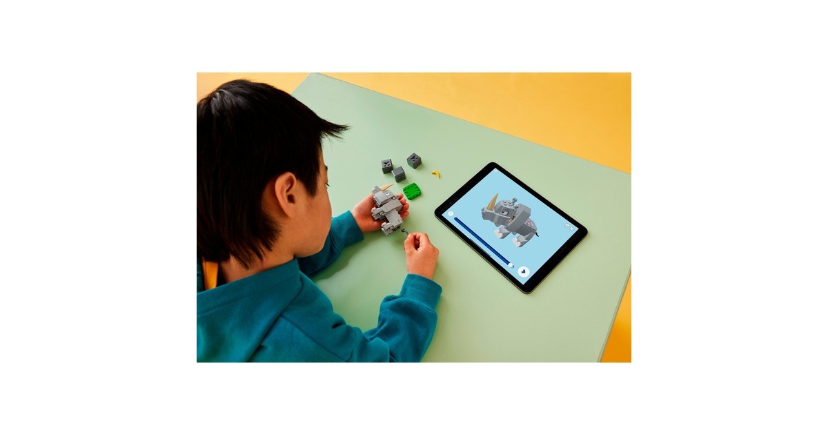 LEGO 71420 Super Mario Rambi das Rhino - Erweiterungssset, Konstruktionsspielzeug