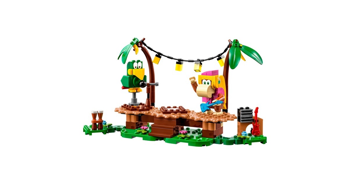 LEGO 71421 Super Mario Dixie Kongs Dschungel-Jam - Erweiterungsset, Konstruktionsspielzeug