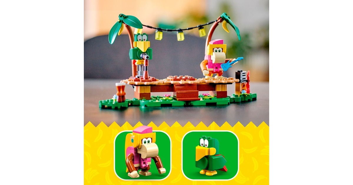 LEGO 71421 Super Mario Dixie Kongs Dschungel-Jam - Erweiterungsset, Konstruktionsspielzeug
