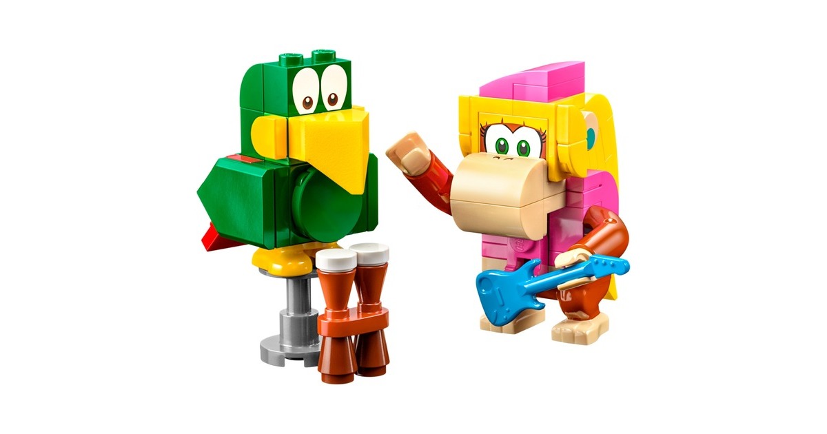 LEGO 71421 Super Mario Dixie Kongs Dschungel-Jam - Erweiterungsset, Konstruktionsspielzeug