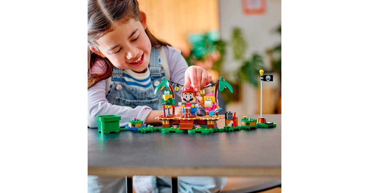 LEGO 71421 Super Mario Dixie Kongs Dschungel-Jam - Erweiterungsset, Konstruktionsspielzeug