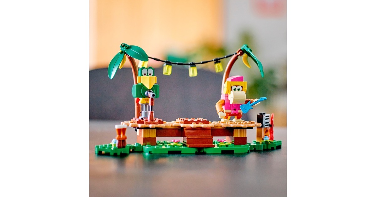 LEGO 71421 Super Mario Dixie Kongs Dschungel-Jam - Erweiterungsset, Konstruktionsspielzeug
