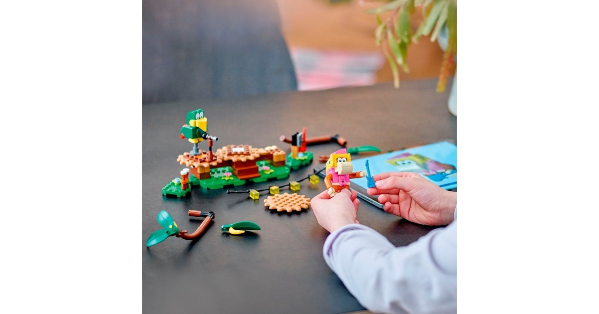 LEGO 71421 Super Mario Dixie Kongs Dschungel-Jam - Erweiterungsset, Konstruktionsspielzeug