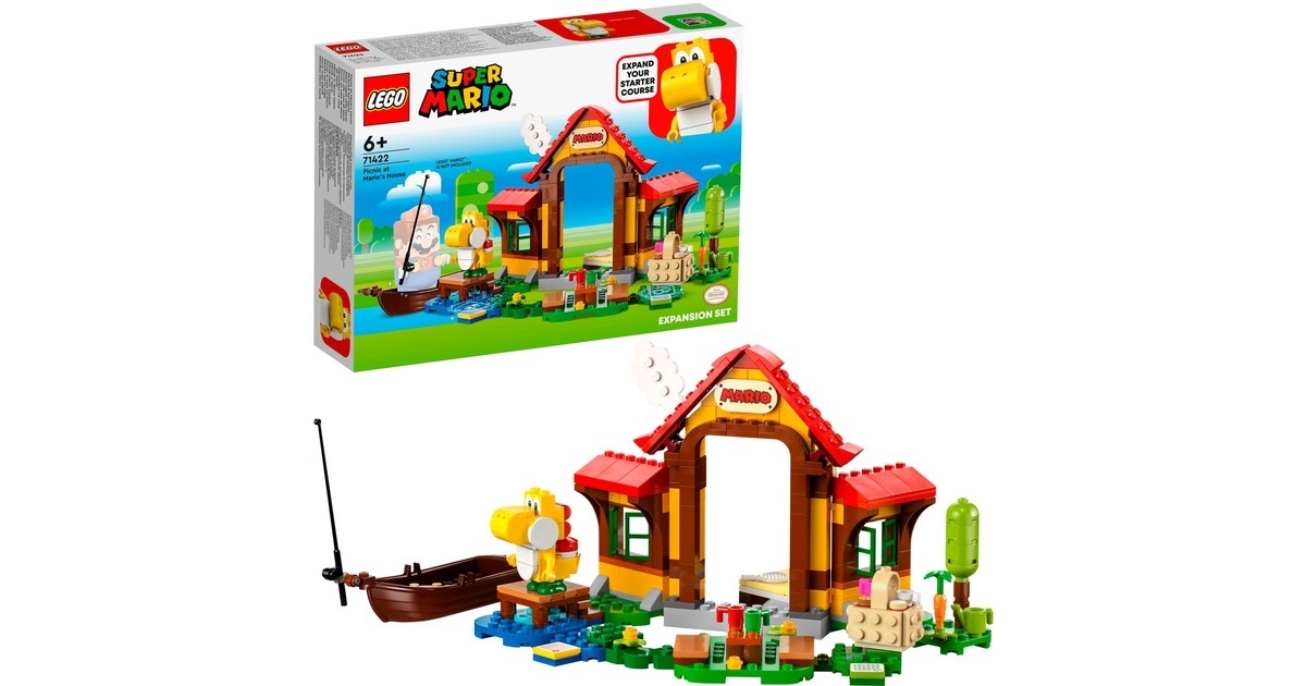 LEGO 71422 Super Mario Picknick bei Mario - Erweiterungsset, Konstruktionsspielzeug
