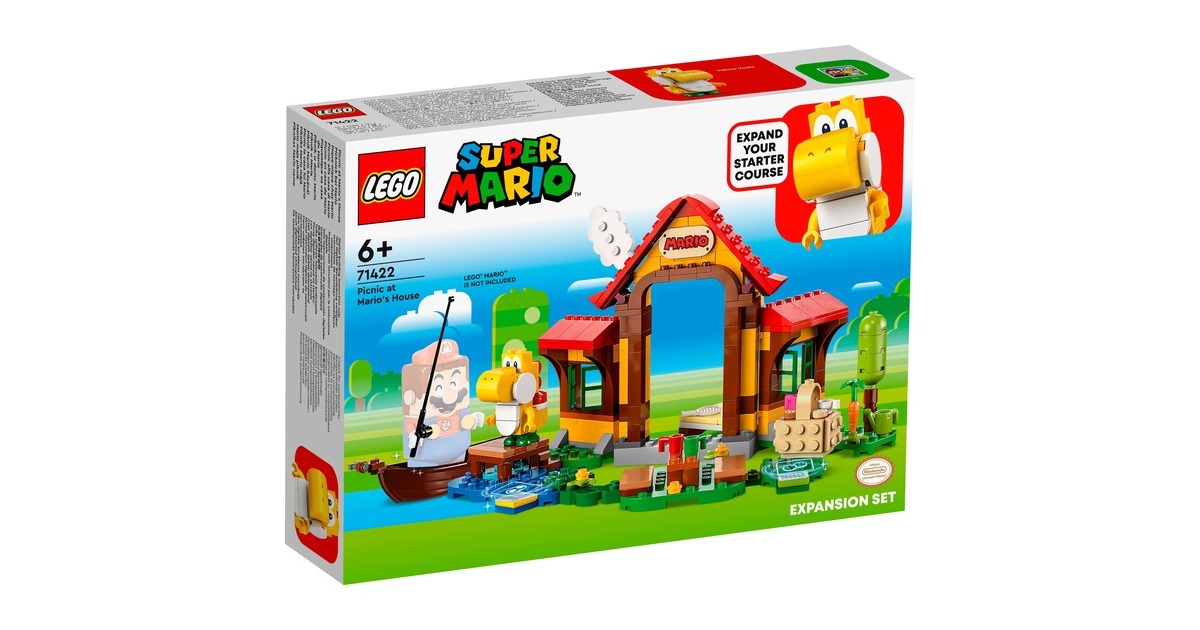 LEGO 71422 Super Mario Picknick bei Mario - Erweiterungsset, Konstruktionsspielzeug