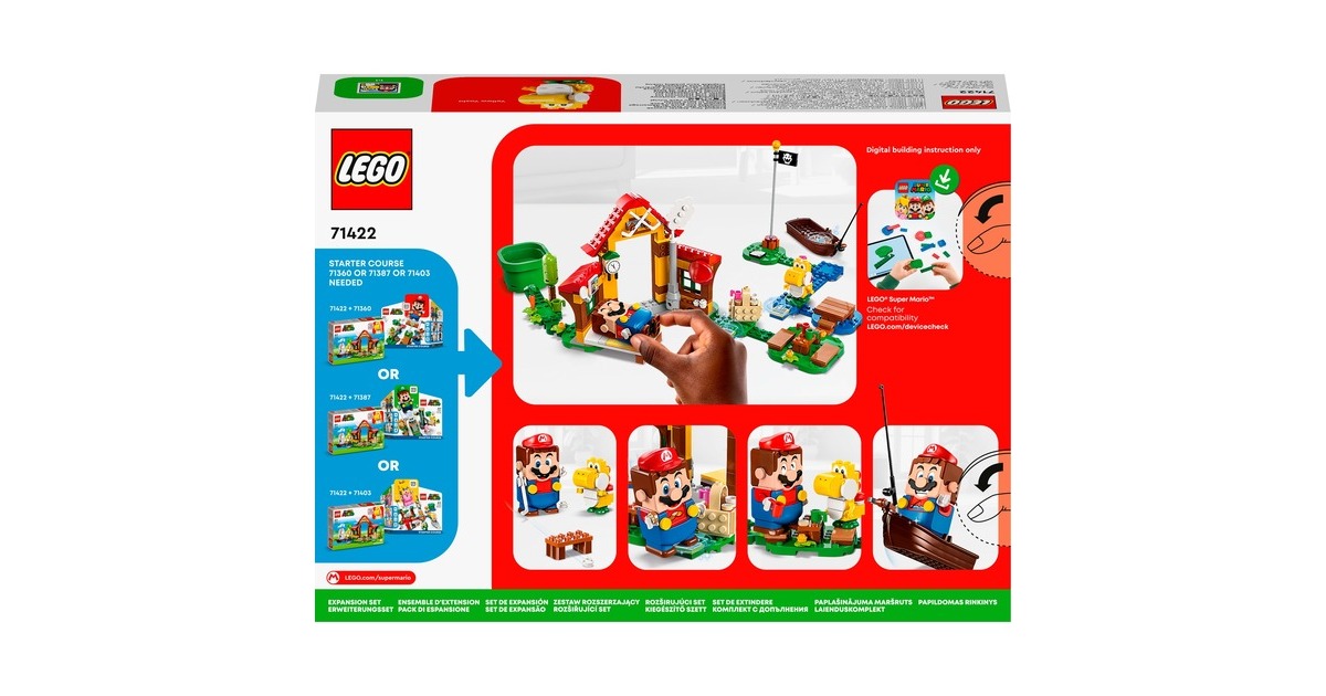 LEGO 71422 Super Mario Picknick bei Mario - Erweiterungsset, Konstruktionsspielzeug