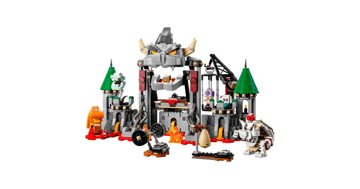 LEGO 71423 Super Mario Knochen-Bowsers Festungsschlag Erweiterungsset, Konstruktionsspielzeug