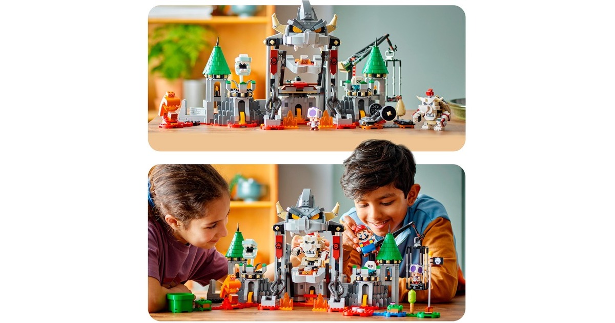 LEGO 71423 Super Mario Knochen-Bowsers Festungsschlag Erweiterungsset, Konstruktionsspielzeug