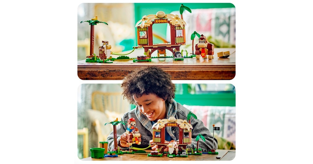 LEGO 71424 Super Mario Donkey Kongs Baumhaus - Erweiterungsset, Konstruktionsspielzeug