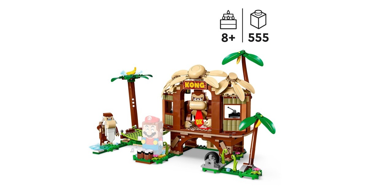 LEGO 71424 Super Mario Donkey Kongs Baumhaus - Erweiterungsset, Konstruktionsspielzeug
