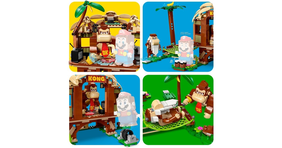 LEGO 71424 Super Mario Donkey Kongs Baumhaus - Erweiterungsset, Konstruktionsspielzeug