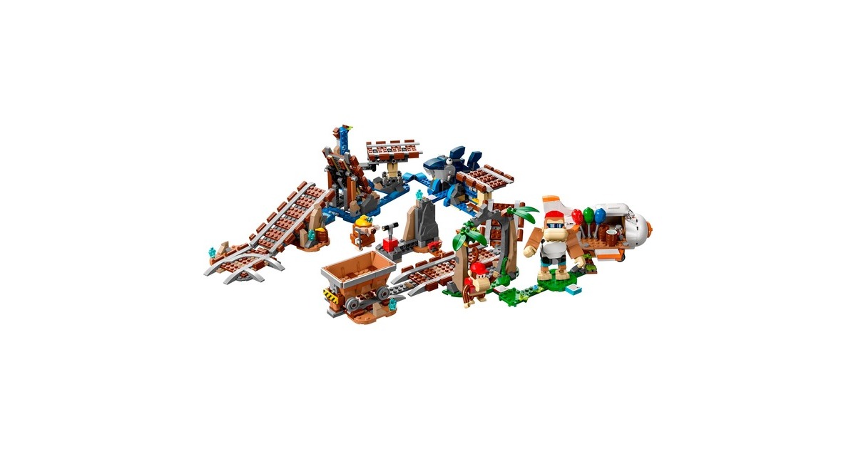 LEGO 71425 Super Mario Diddy Kongs Lorenritt - Erweiterungsset, Konstruktionsspielzeug