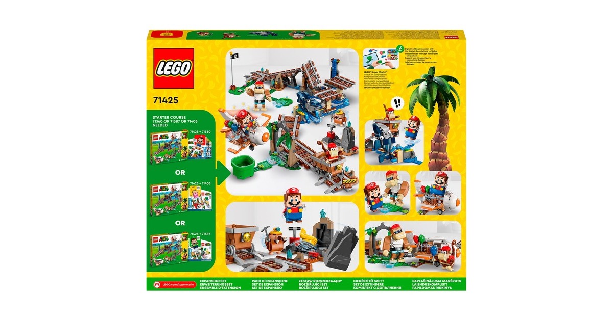 LEGO 71425 Super Mario Diddy Kongs Lorenritt - Erweiterungsset, Konstruktionsspielzeug