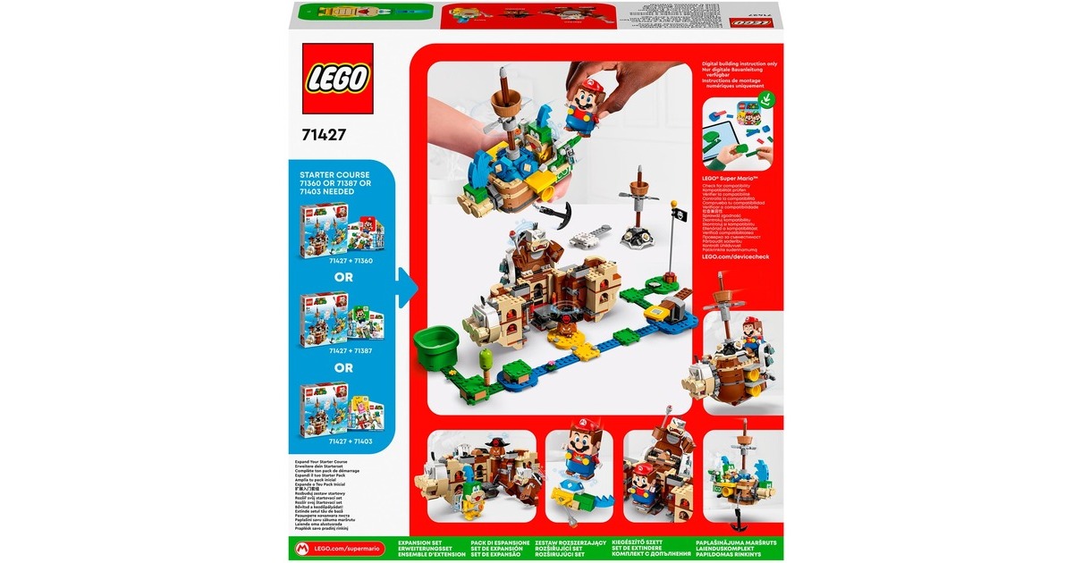 LEGO 71427 Super Mario Larry und Mortons Luftgaleeren - Erweiterungsset, Konstruktionsspielzeug(Outlet)