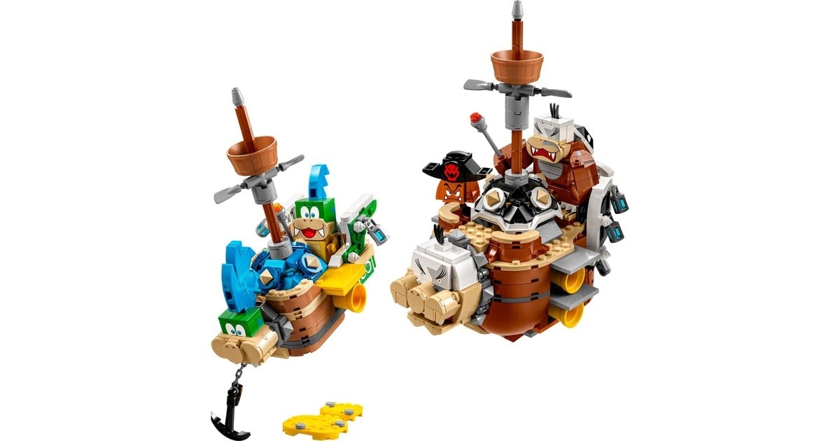 LEGO 71427 Super Mario Larry und Mortons Luftgaleeren - Erweiterungsset, Konstruktionsspielzeug