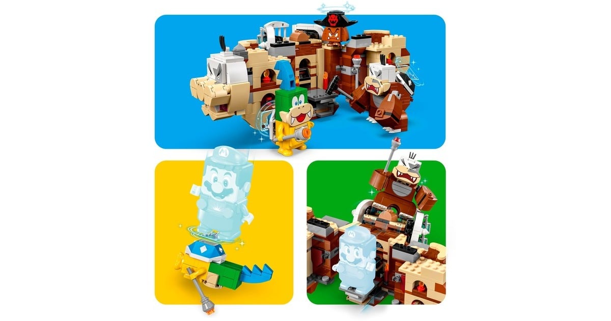 LEGO 71427 Super Mario Larry und Mortons Luftgaleeren - Erweiterungsset, Konstruktionsspielzeug