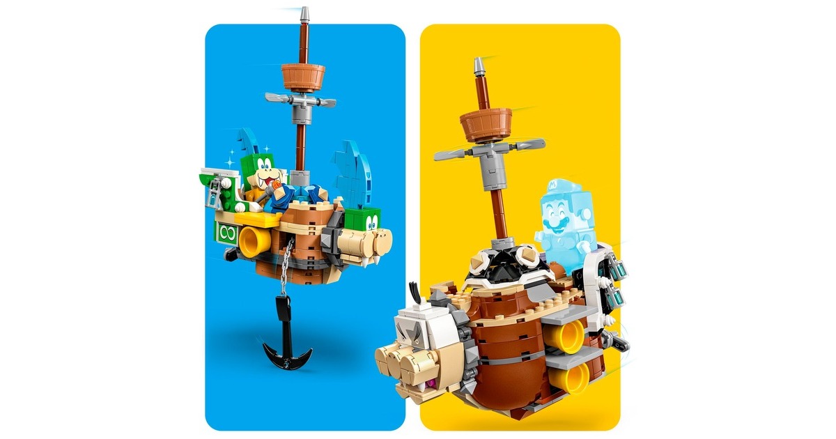 LEGO 71427 Super Mario Larry und Mortons Luftgaleeren - Erweiterungsset, Konstruktionsspielzeug(Outlet)