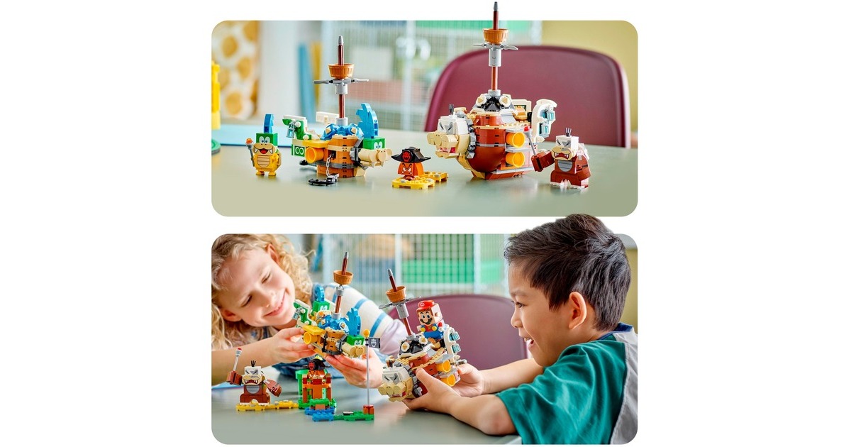 LEGO 71427 Super Mario Larry und Mortons Luftgaleeren - Erweiterungsset, Konstruktionsspielzeug(Outlet)