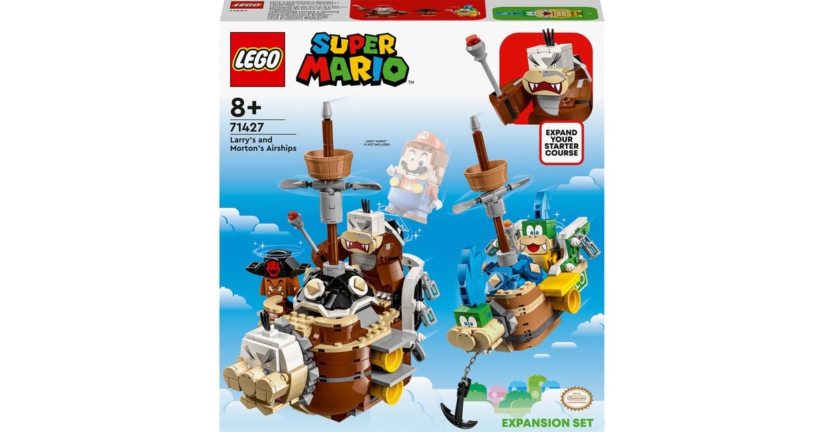 LEGO 71427 Super Mario Larry und Mortons Luftgaleeren - Erweiterungsset, Konstruktionsspielzeug(Outlet)