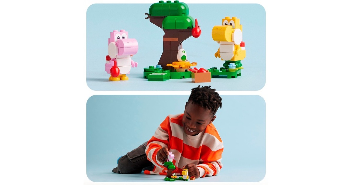LEGO 71428 Super Mario Yoshis wilder Wald - Erweiterungsset, Konstruktionsspielzeug
