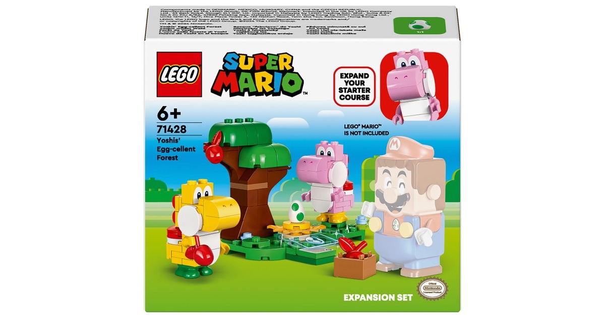 LEGO 71428 Super Mario Yoshis wilder Wald - Erweiterungsset, Konstruktionsspielzeug