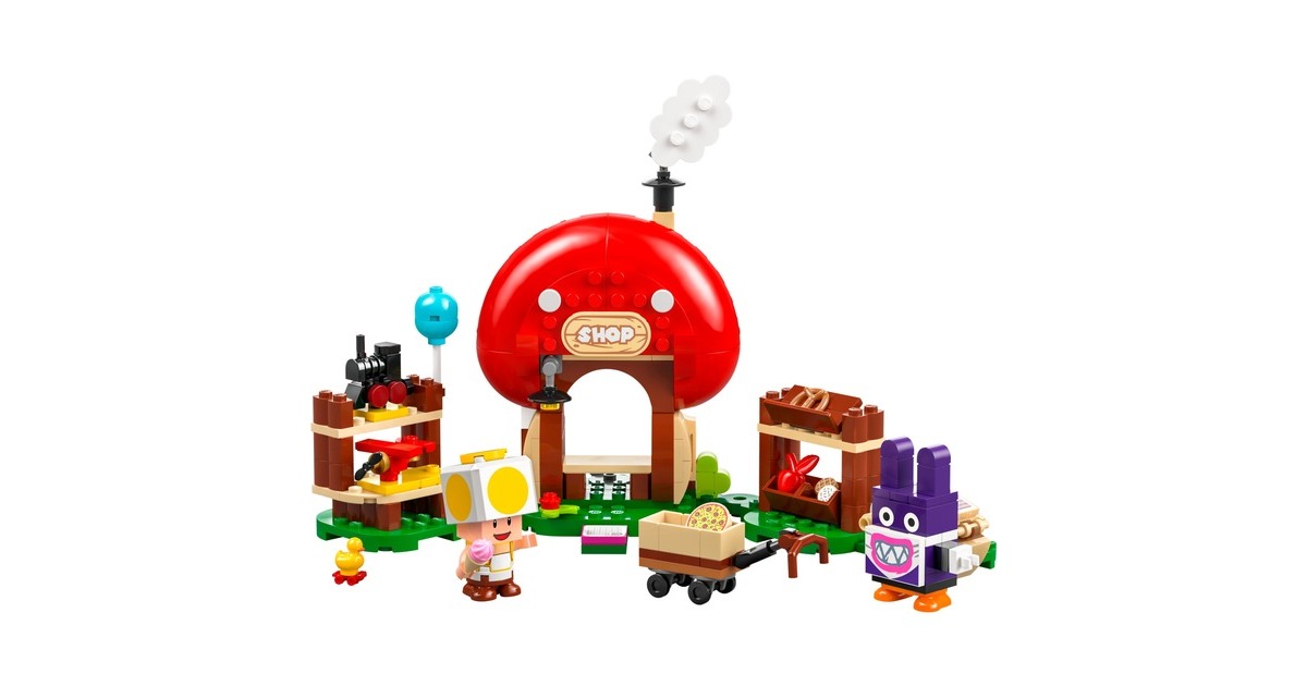 LEGO 71429 Super Mario Mopsie in Toads Laden - Erweiterungsset, Konstruktionsspielzeug