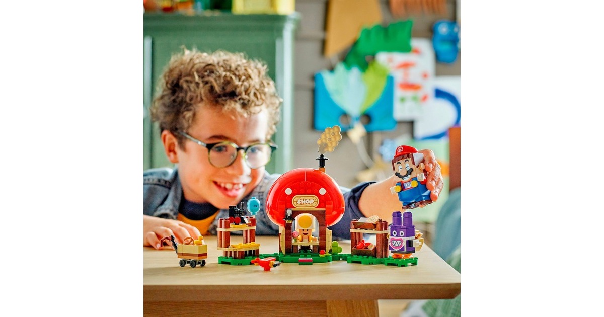 LEGO 71429 Super Mario Mopsie in Toads Laden - Erweiterungsset, Konstruktionsspielzeug