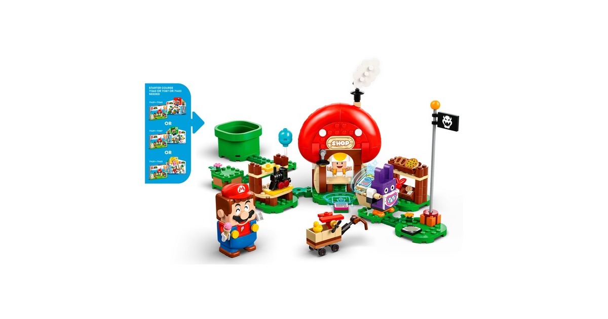 LEGO 71429 Super Mario Mopsie in Toads Laden - Erweiterungsset, Konstruktionsspielzeug