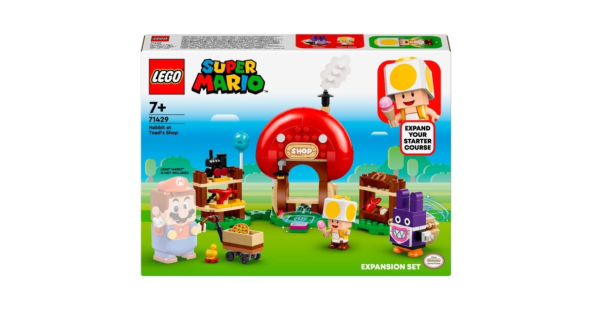 LEGO 71429 Super Mario Mopsie in Toads Laden - Erweiterungsset, Konstruktionsspielzeug
