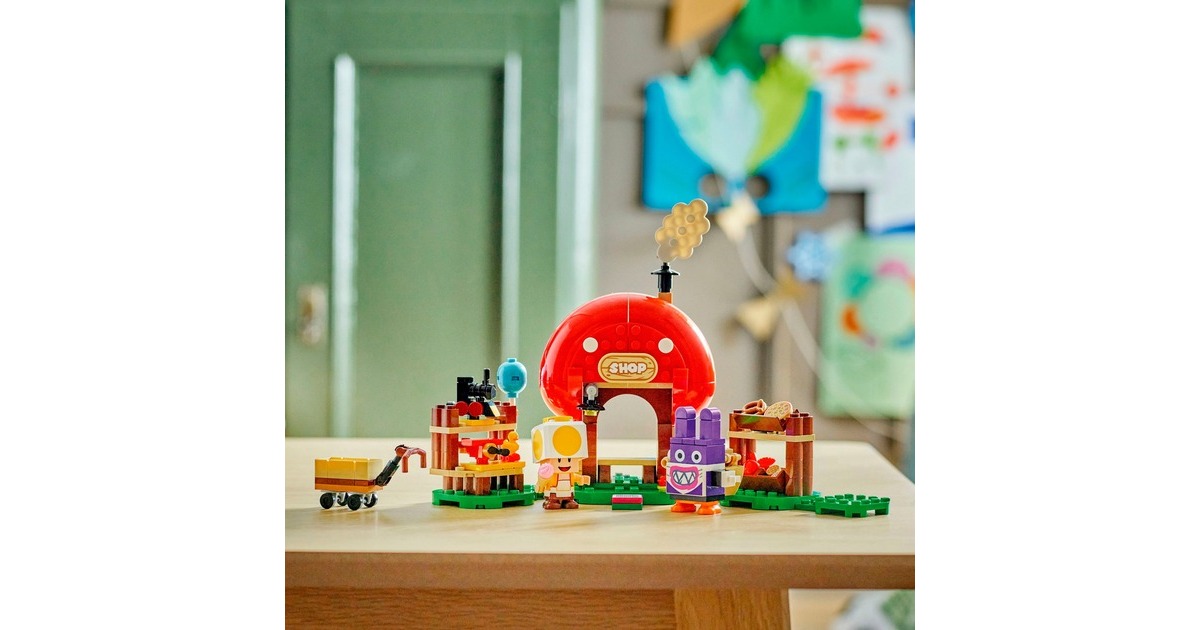 LEGO 71429 Super Mario Mopsie in Toads Laden - Erweiterungsset, Konstruktionsspielzeug