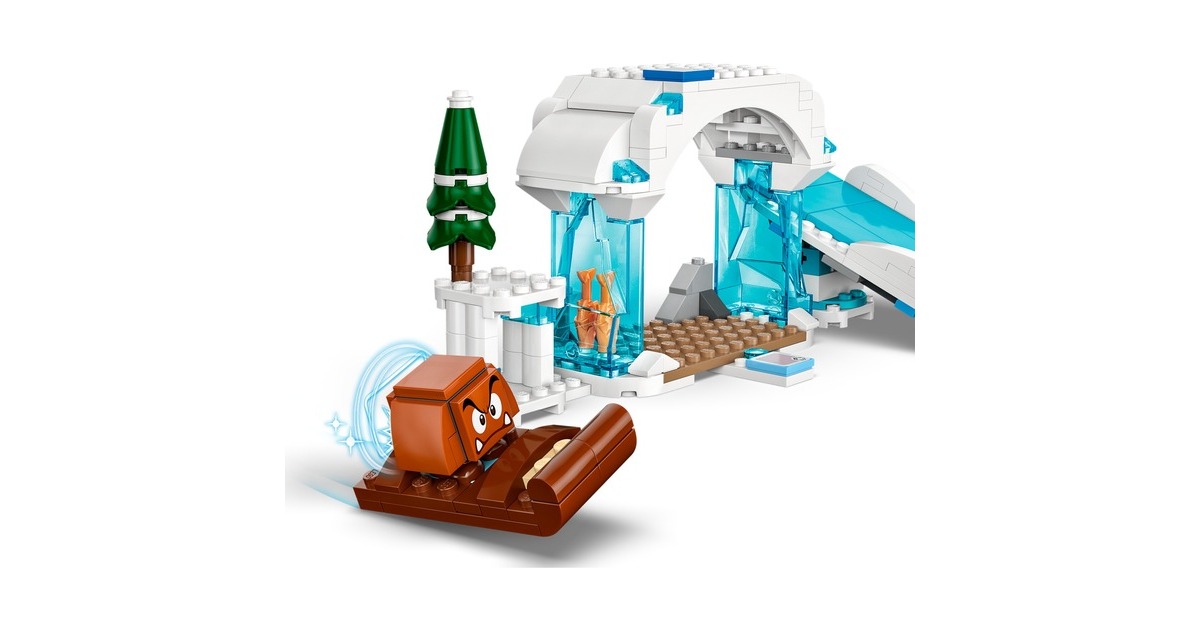 LEGO 71430 Super Mario Schneeabenteuer mit Familie Pinguin - Erweiterungsset, Konstruktionsspielzeug