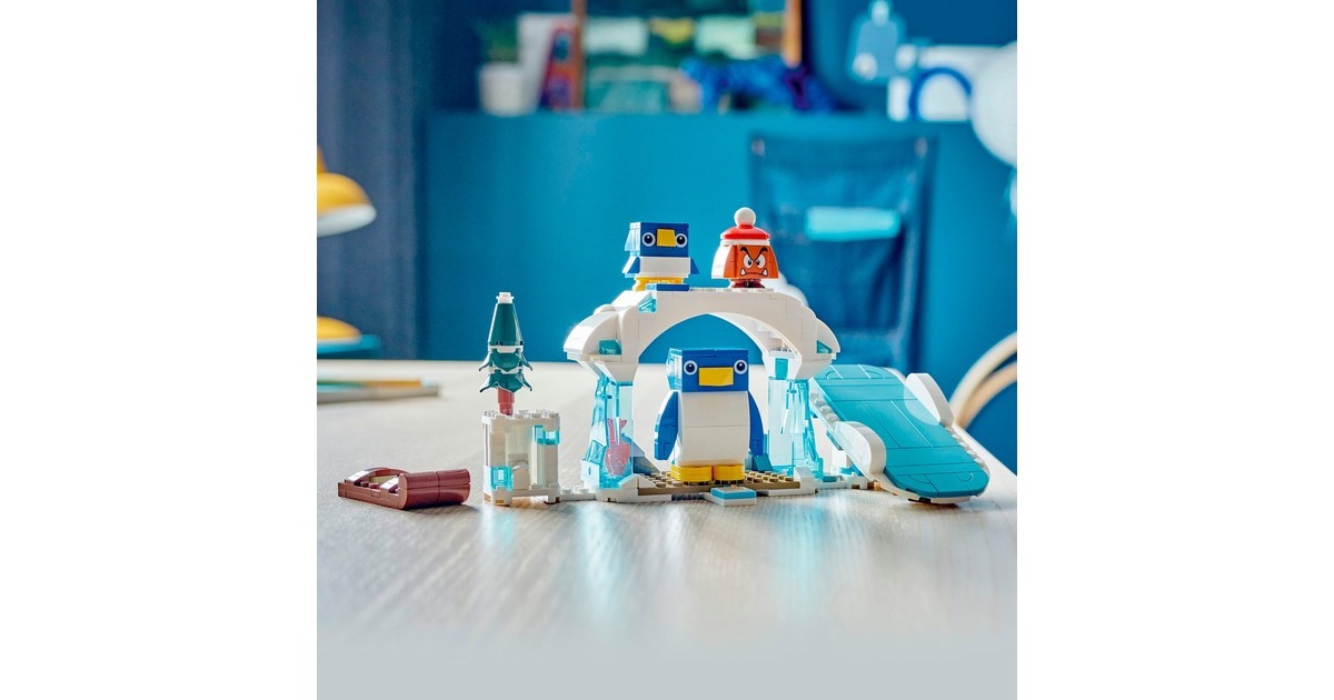 LEGO 71430 Super Mario Schneeabenteuer mit Familie Pinguin - Erweiterungsset, Konstruktionsspielzeug