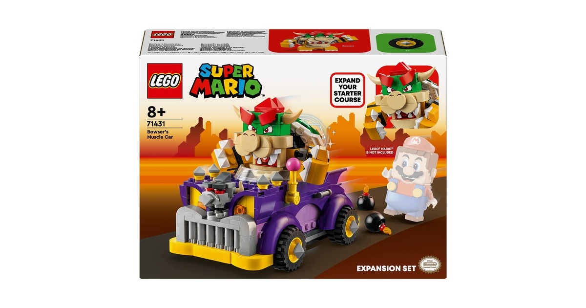 LEGO 71431 Super Mario Bowsers Monsterkarre - Erweiterungsset, Konstruktionsspielzeug