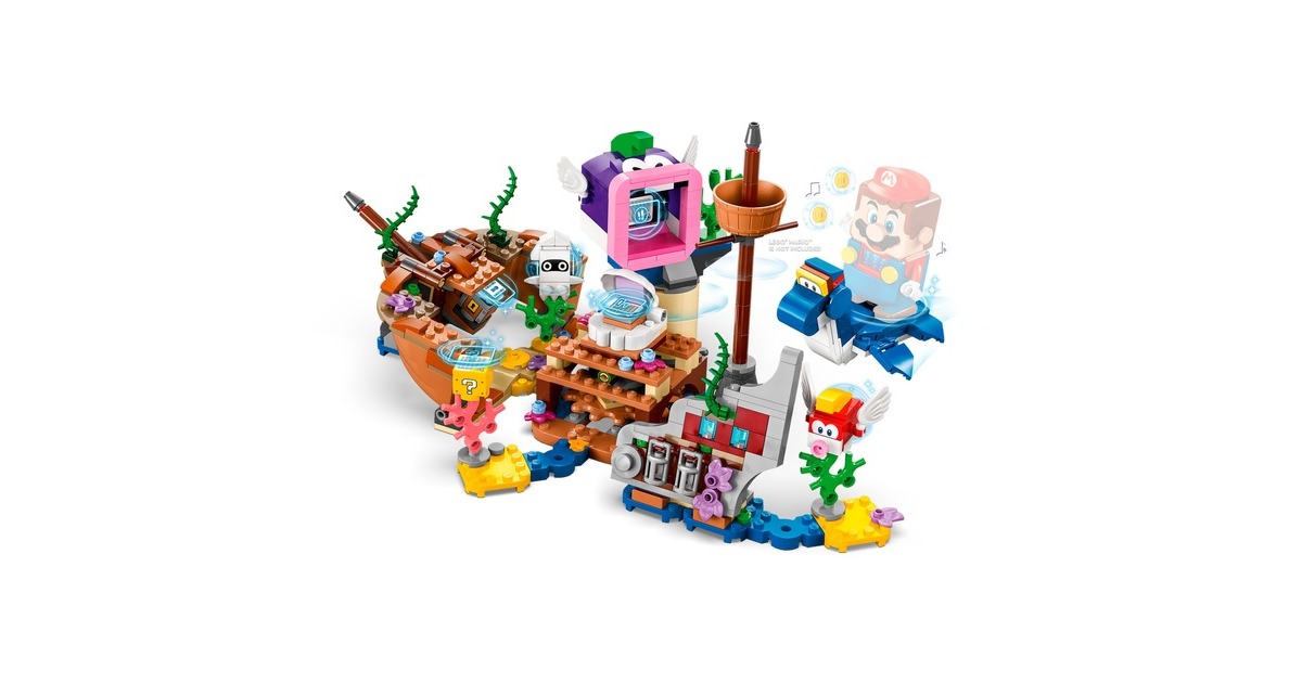 LEGO 71432 Super Mario Dorrie und das versunkene Schiff – Erweiterungsset, Konstruktionsspielzeug