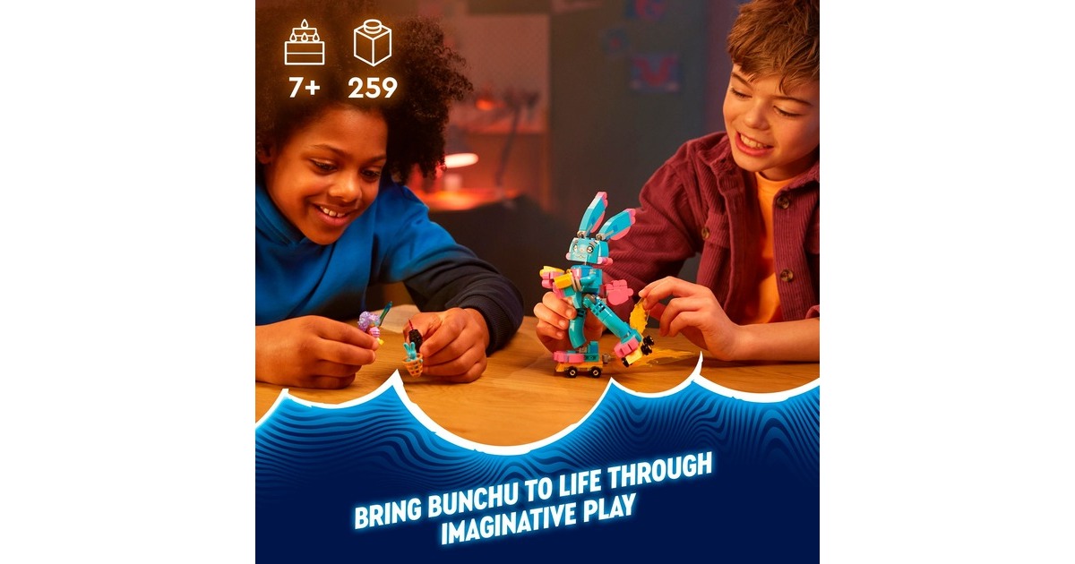LEGO 71453 DREAMZzz Izzie und ihr Hase Bunchu, Konstruktionsspielzeug