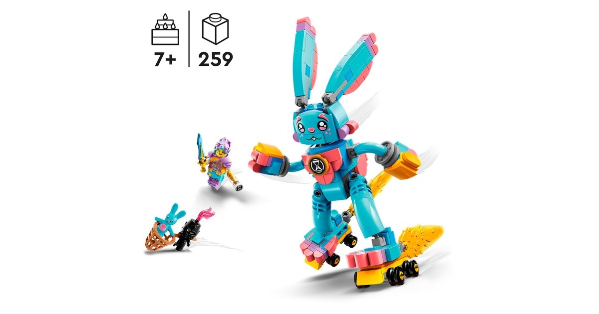 LEGO 71453 DREAMZzz Izzie und ihr Hase Bunchu, Konstruktionsspielzeug