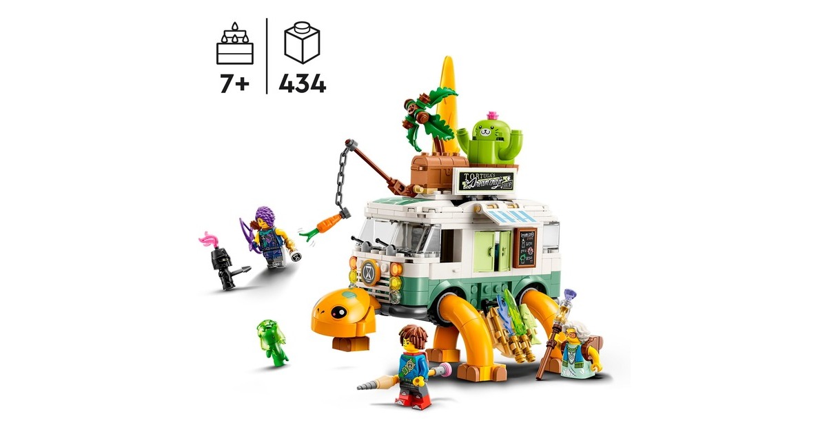 LEGO 71456 DREAMZzz Mrs. Castillos Schildkrötenbus, Konstruktionsspielzeug