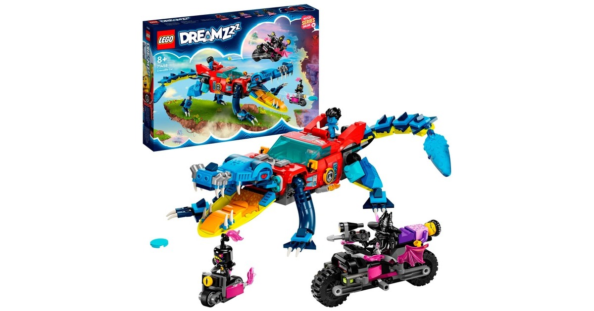 LEGO 71458 DREAMZzz Krokodilauto, Konstruktionsspielzeug